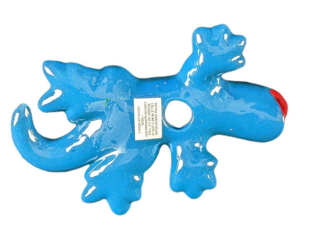 Hand Painted Ceramic Gecko - 6