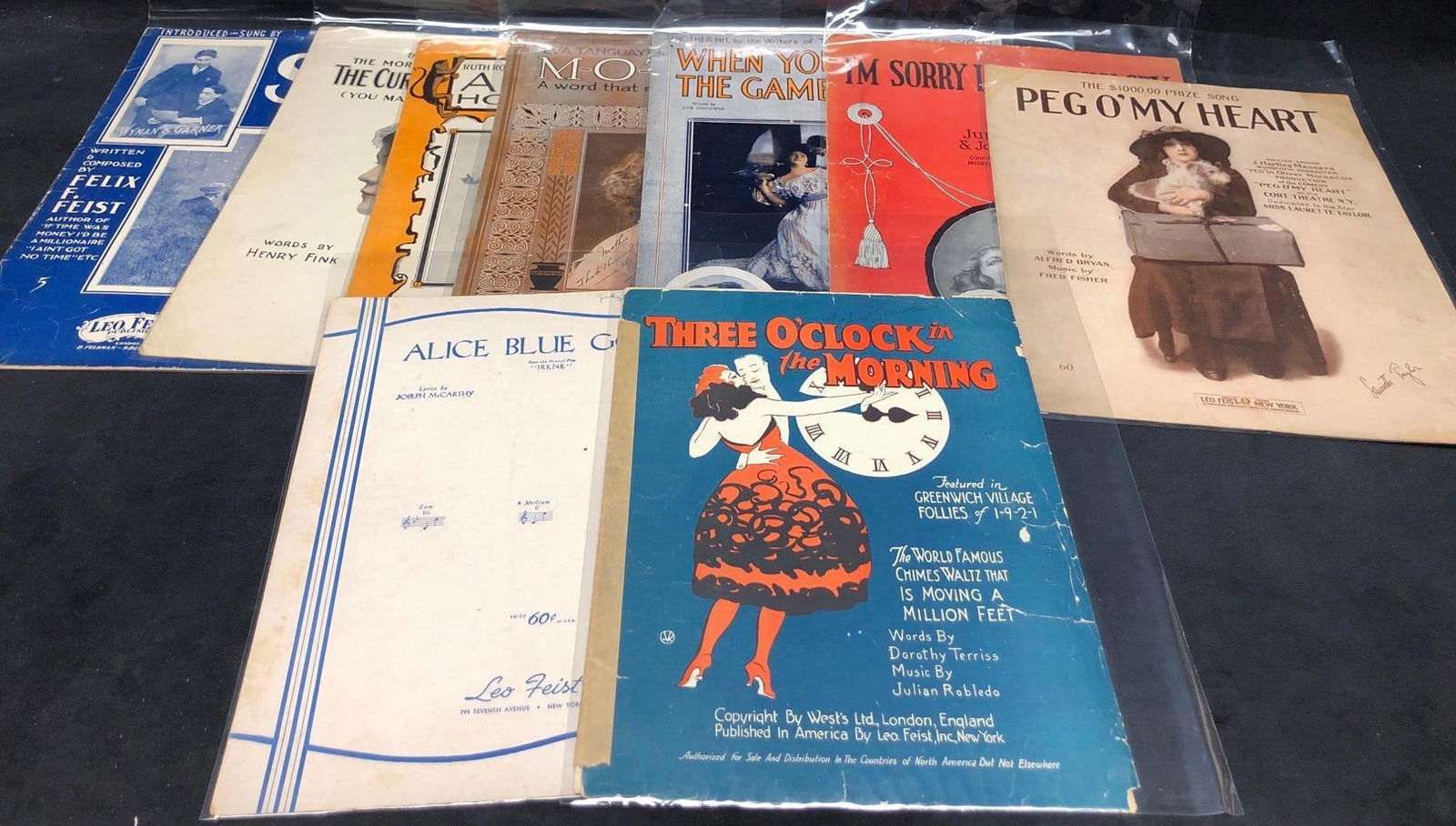 9 Vintage Sheet Music - Published by Leo. Feist Inc. (KC1) (1 of 19)