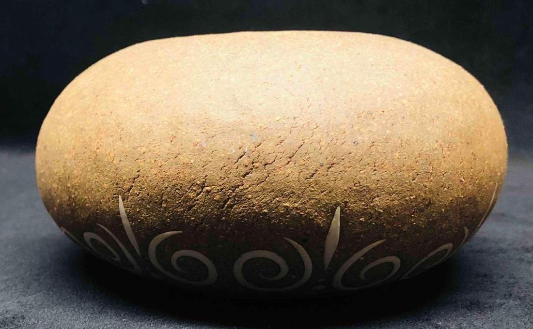 Signed Small Clay Pot - 5