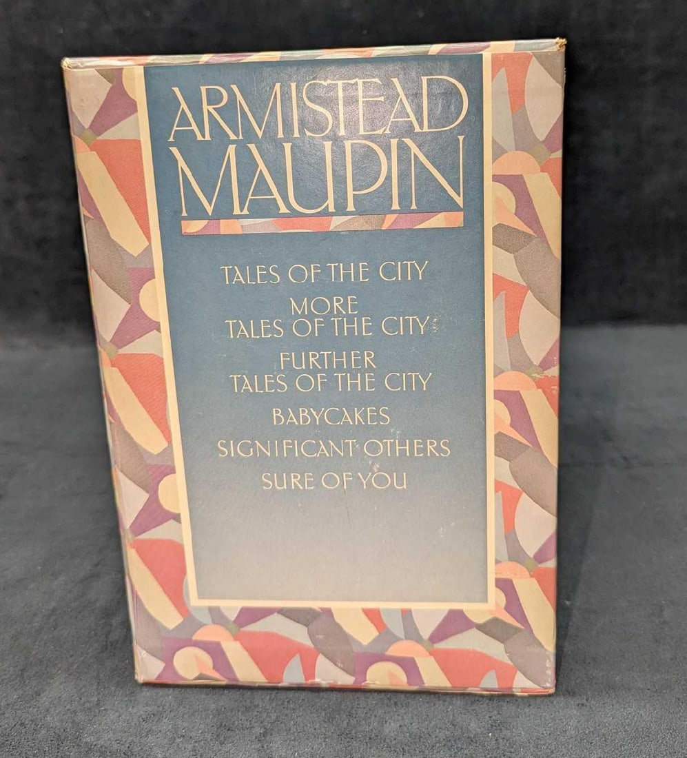 Signed Armistead Maupin Tales Of The City Series Hardcovers (1 of 13)