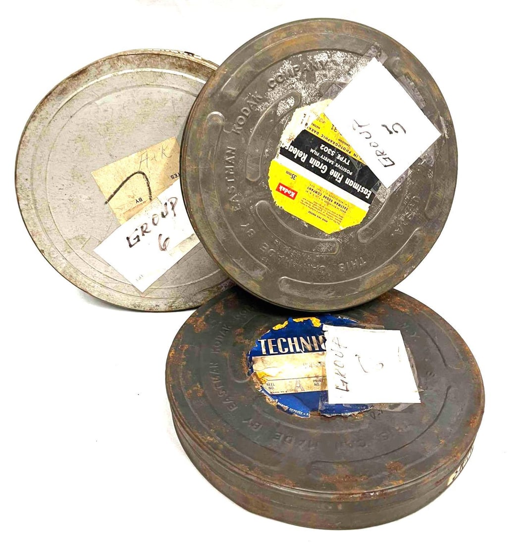 Three Vintage Kodak Technicolor Reel Case Can For Motion Pictures (3) (1 of 7)