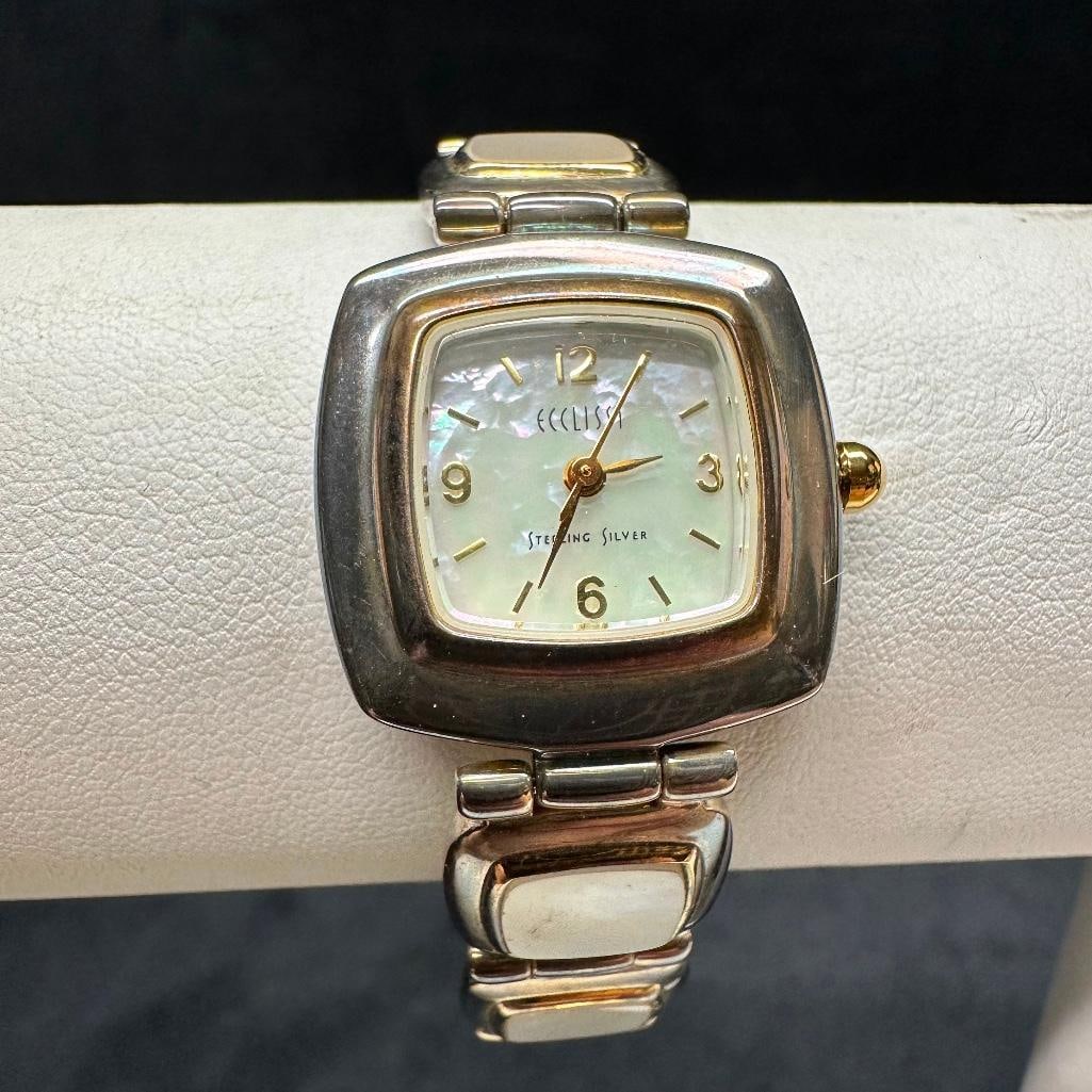 Sterling Silver Mother of Pearl Watch & Bracelet (1 of 4)