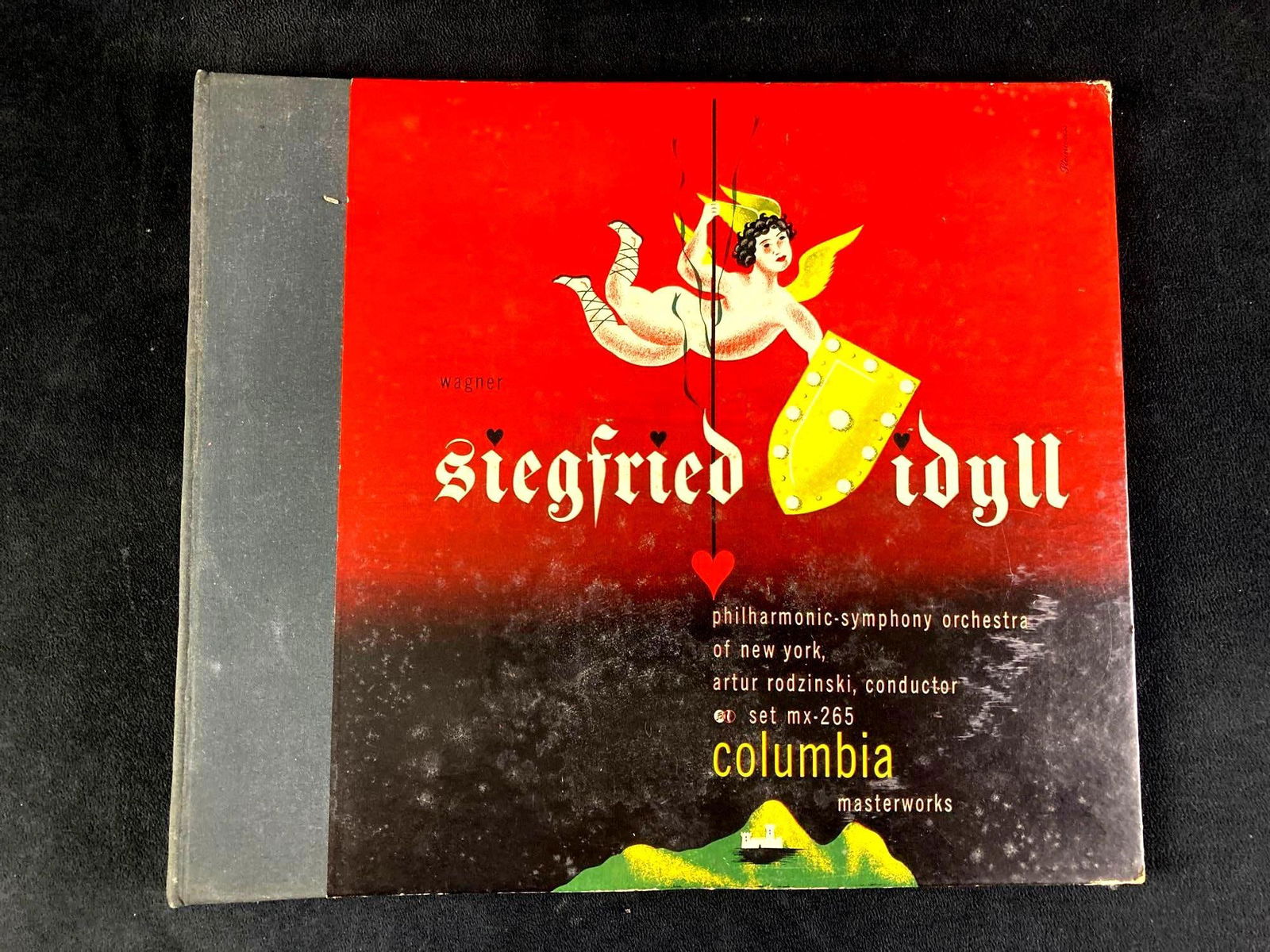 Wagner Siegfried Idyll 1940's Record: Colombia 12" Masterworks Wagner's Siegfried Idyll 1940's record fresh from an estate. Comes with all respective records. This auction includes: (1) Colombia 12" Masterworks Wagner