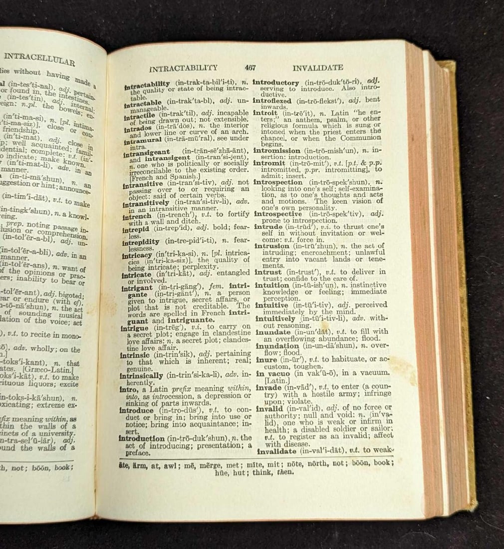 80th Edition Ready Reference Dictionary Hardcover - 3