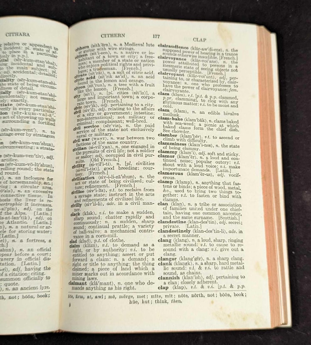 80th Edition Ready Reference Dictionary Hardcover - 4