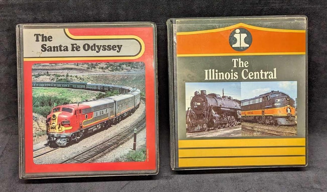 Illinois Central & Santa Fe Odyssey Trains Double VHS Sets (1 of 8)