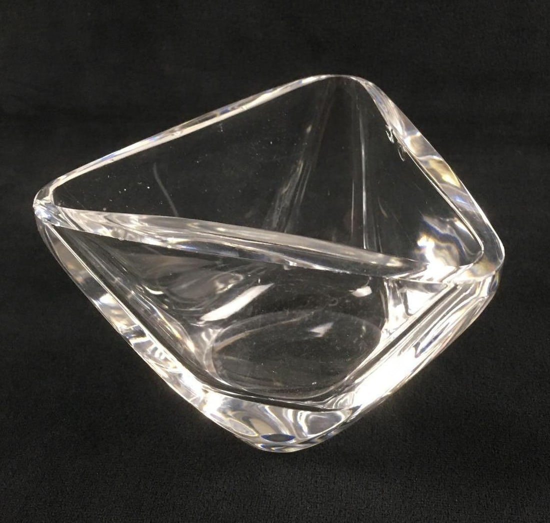 Triangular Art Glass Dish - 2