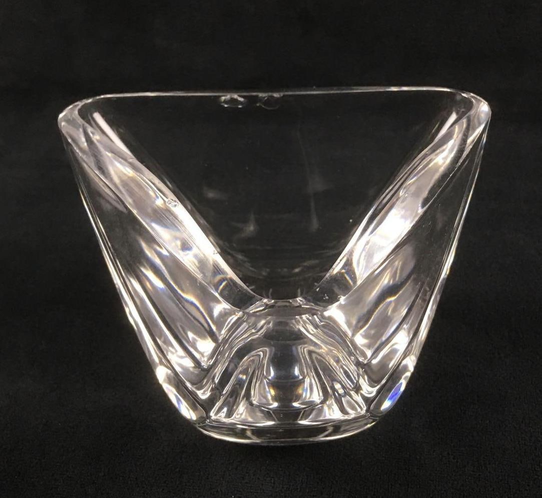 Triangular Art Glass Dish - 3