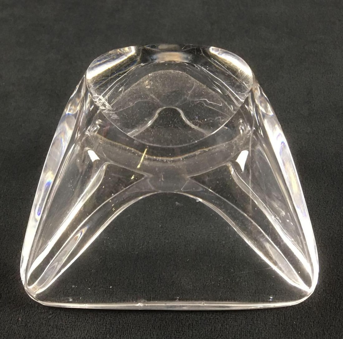 Triangular Art Glass Dish - 5