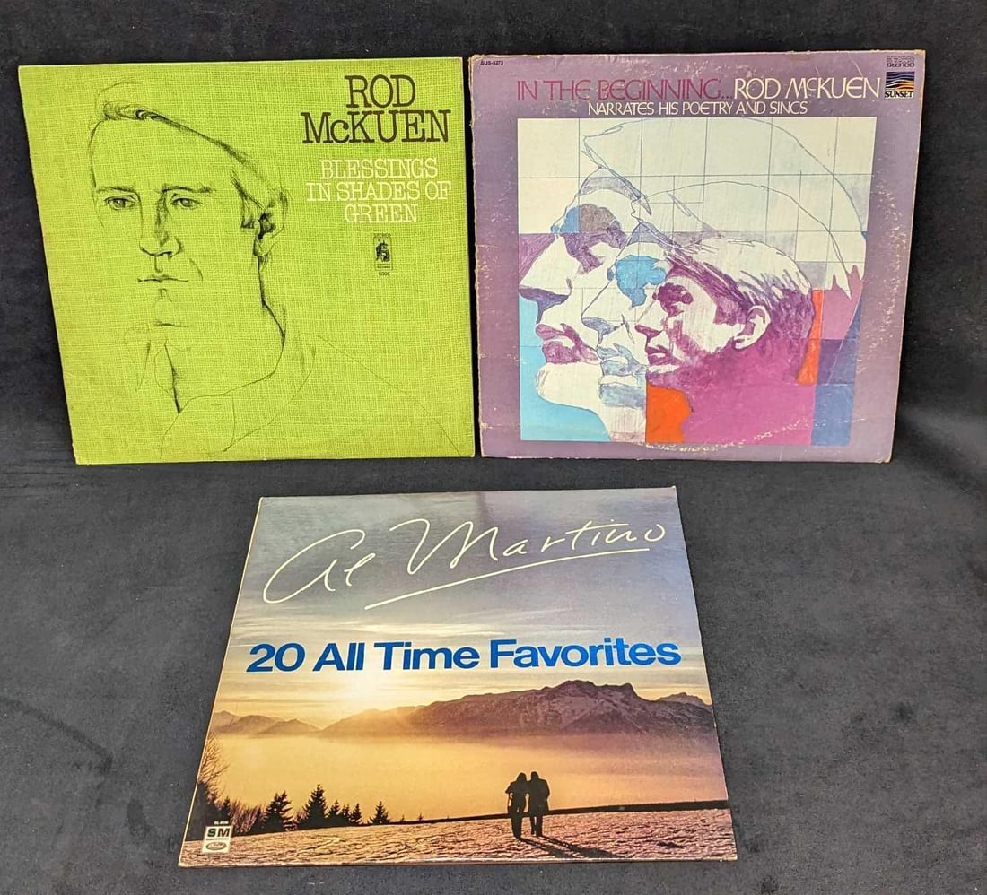 3 Al Martino And Rod McKuen LPs (1 of 8)