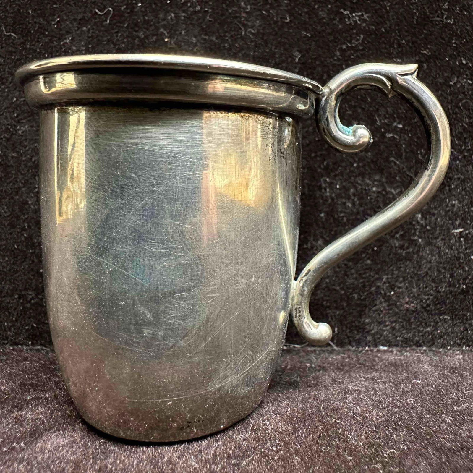 Silver 800 Small Cup Creamer (1 of 7)