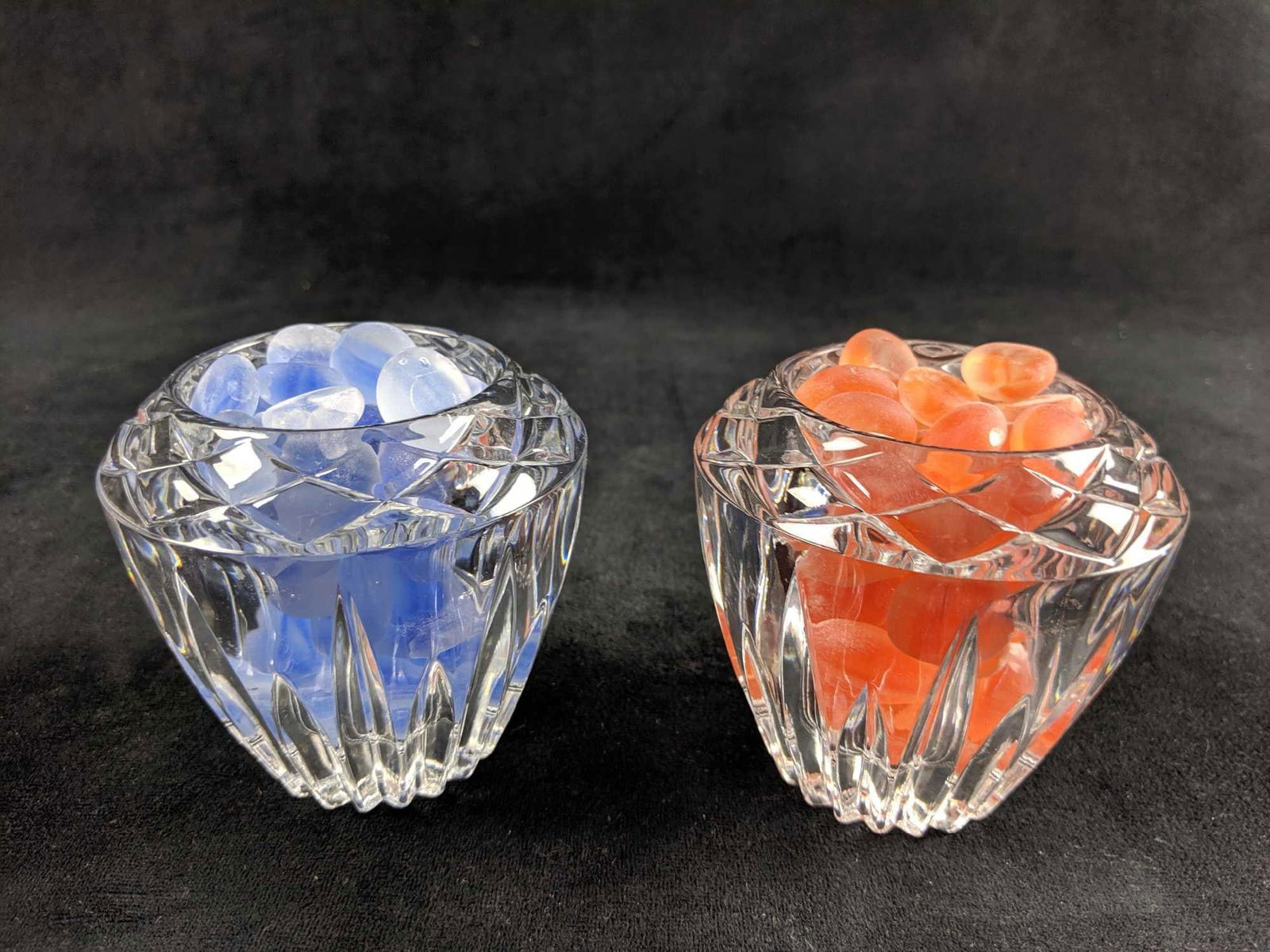 Crystal Like Glass Art With Colorful Glass Pebbles (1 of 8)