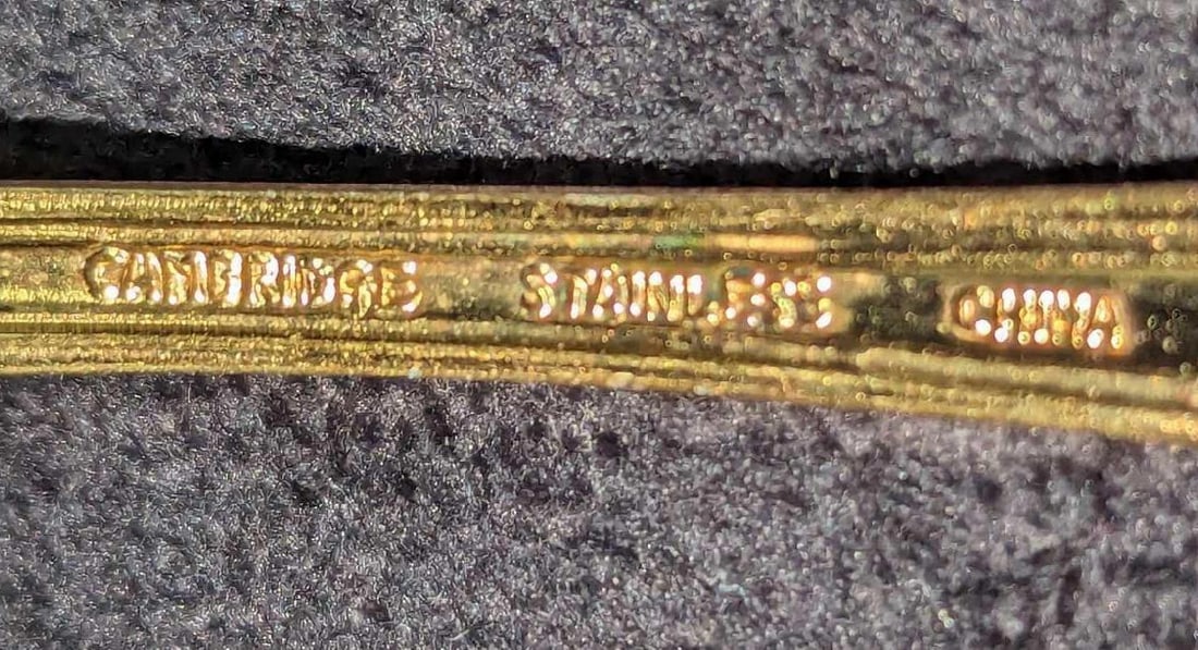 Assorted Cambridge Gold Electroplated Stainless Flatware - 4