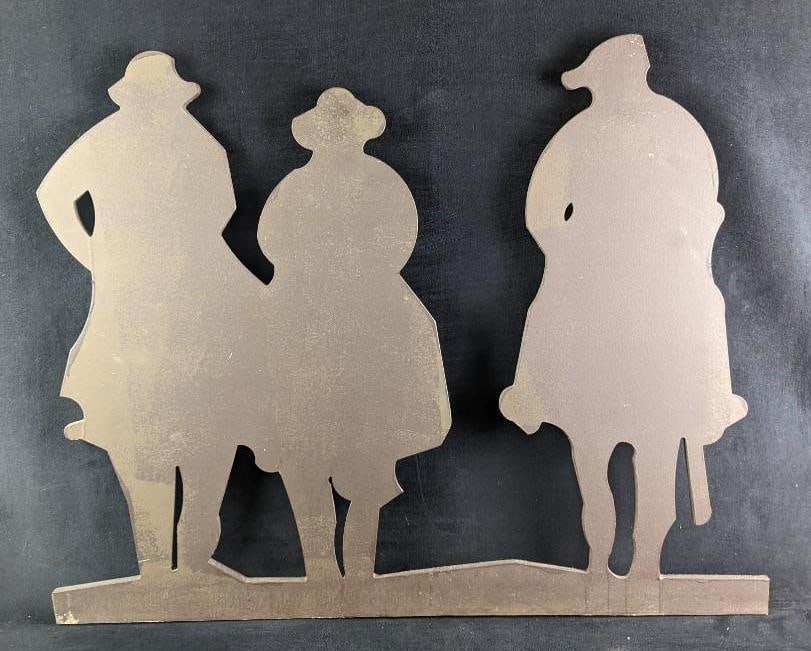 Vintage Cowboy Wall Art Ponderosa Steakhouse Art: Vintage Cowboy Wall Art Ponderosa Steakhouse Art. Wood art of cowboys and their horses. These originally hung on the walls. The wall art is approx 32 1/2" x 3/8" x 26 1/2" and it weighs 5.05lbs. The