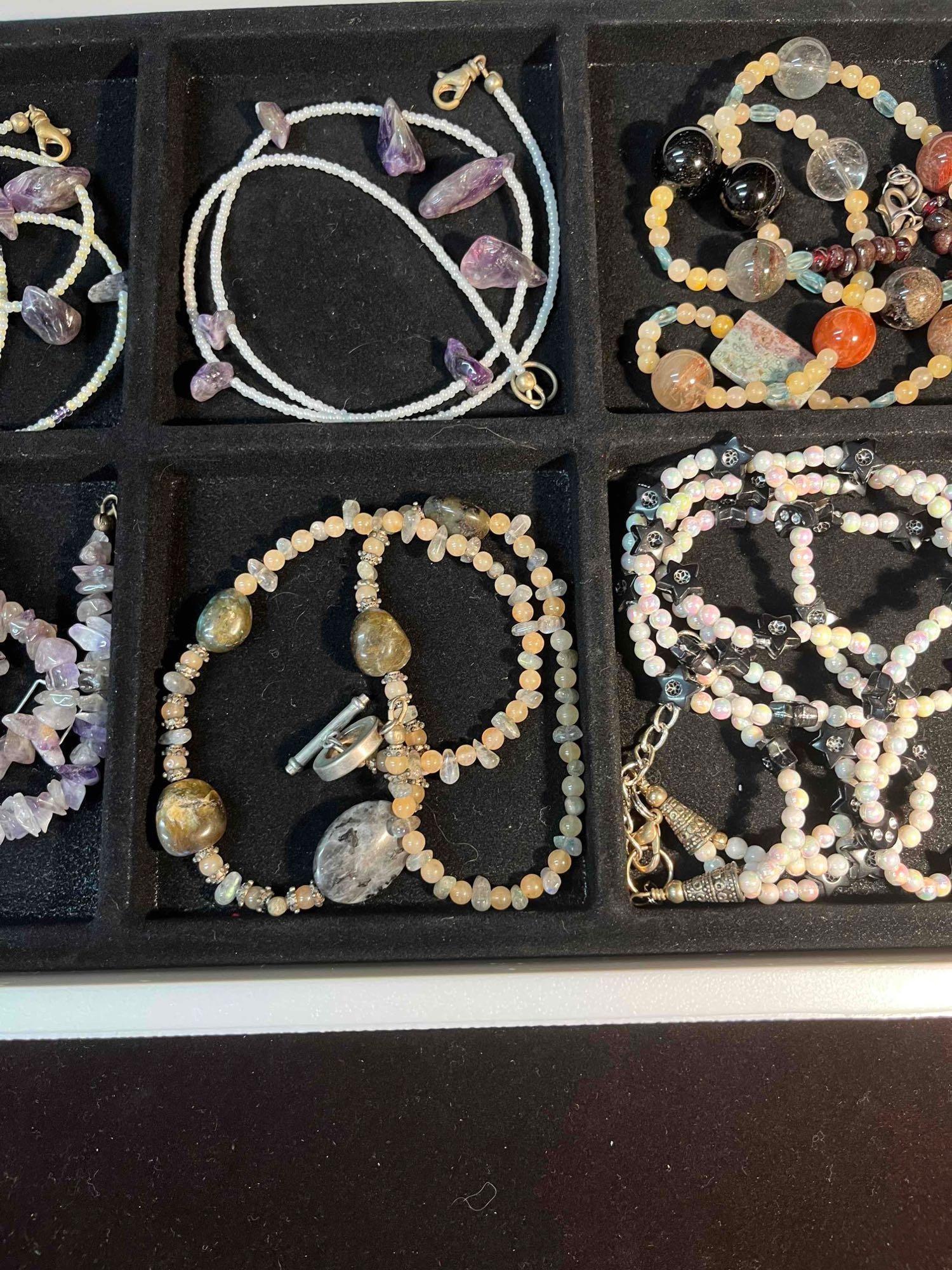 Nine Beaded Necklaces - 10