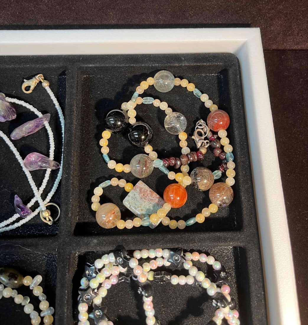 Nine Beaded Necklaces - 12