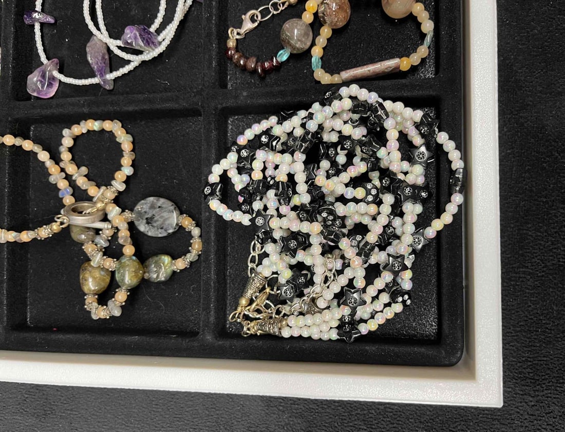 Nine Beaded Necklaces - 14