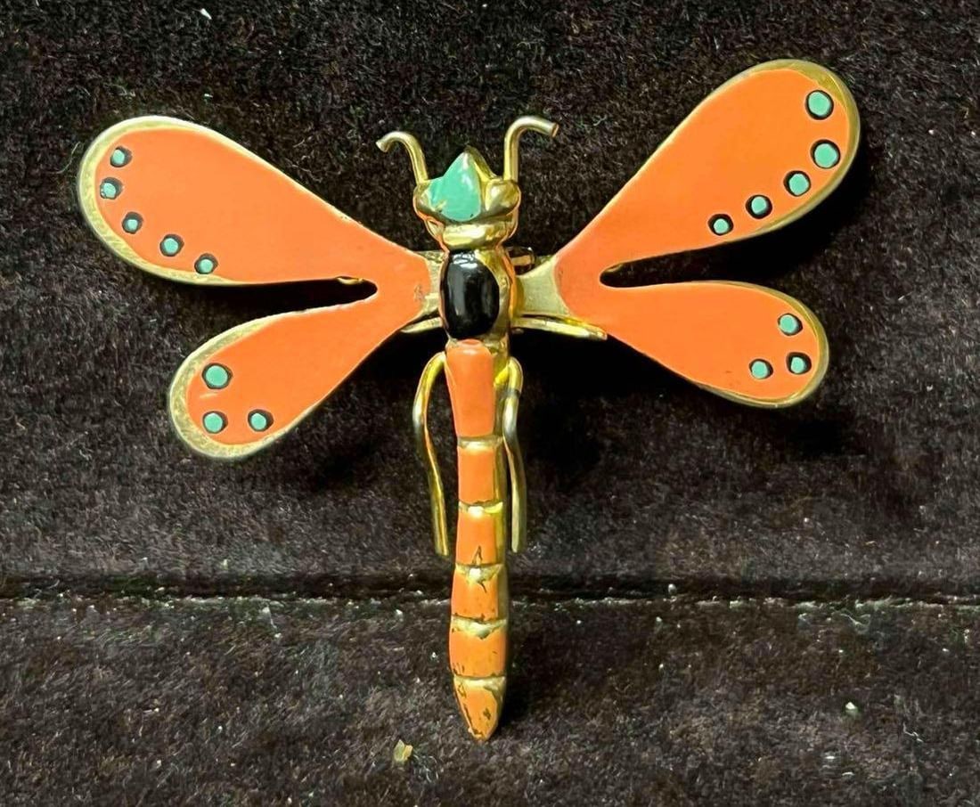 Costume Brooch Insect Bundle - 8