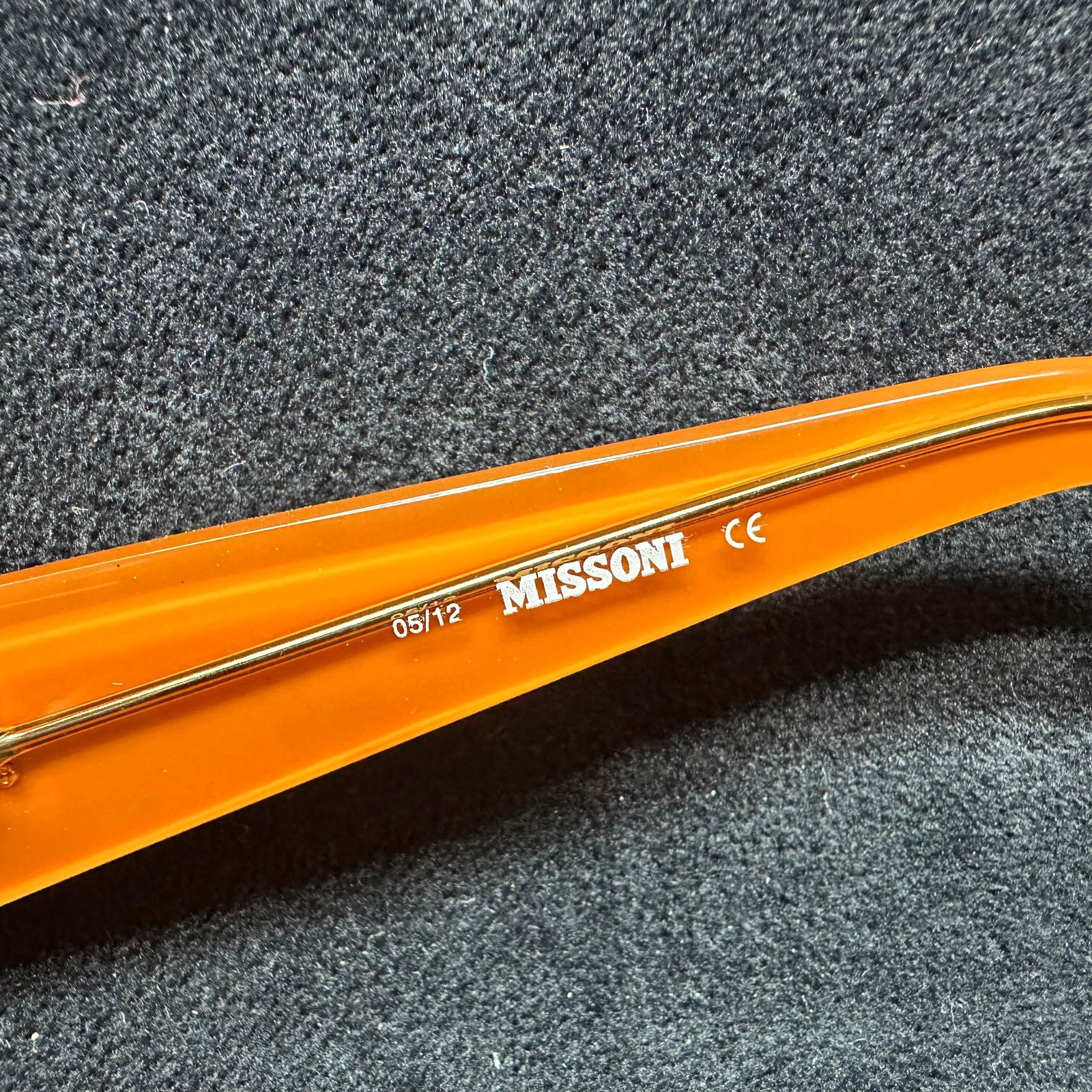 Missoni Rectangular Eyeglass Frames Orange 55-14-135 - 6
