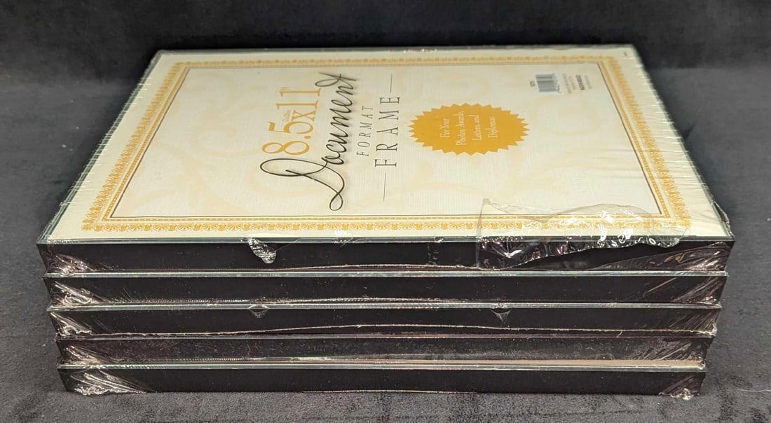 5 8.5" x 11" Document Format Frames - 6