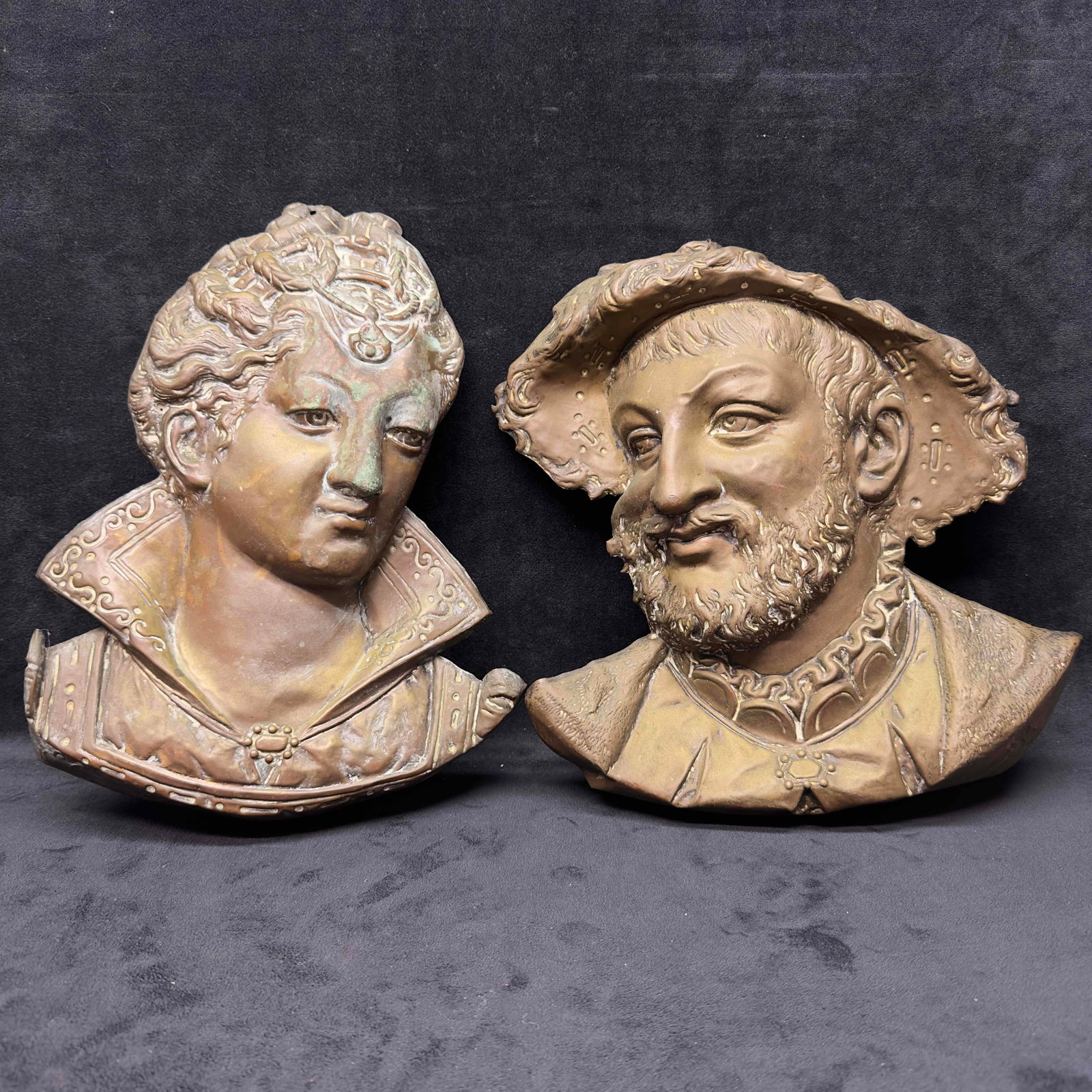 Brass Wall Hang 3D Plaque Decor Set (1 of 8)