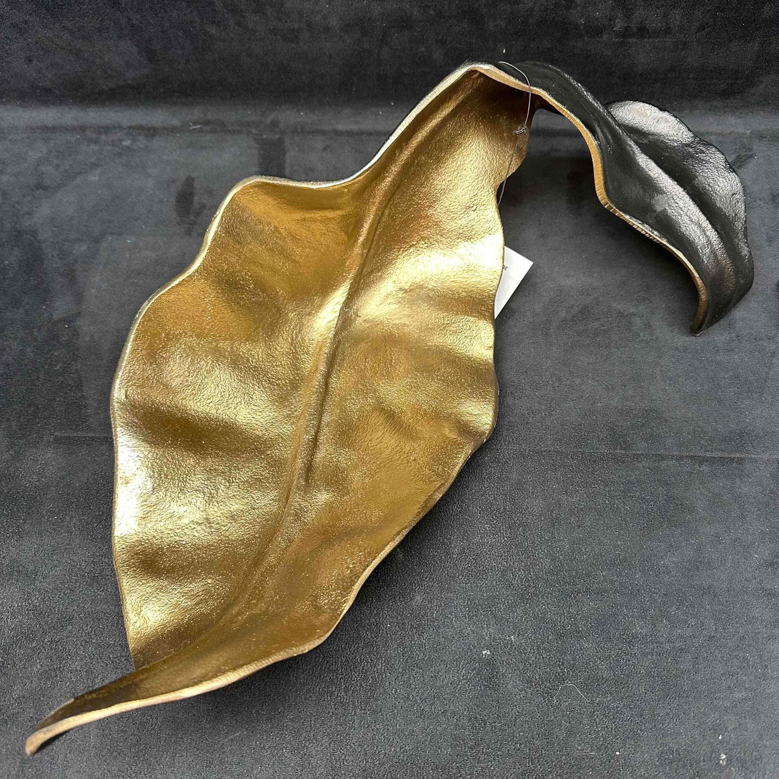 Signature Design by Ashley Melinda 20" Horizontal Contemporary Sculpture Black & Gold Finish (1 of 6)