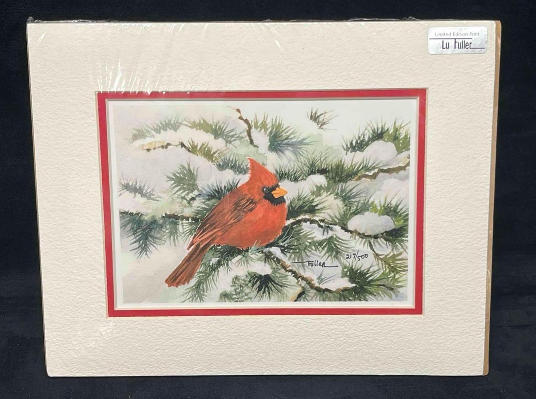 Limited Edition Print "Sitting Pretty" By Lu Fuller 217/500 (1 of 6)