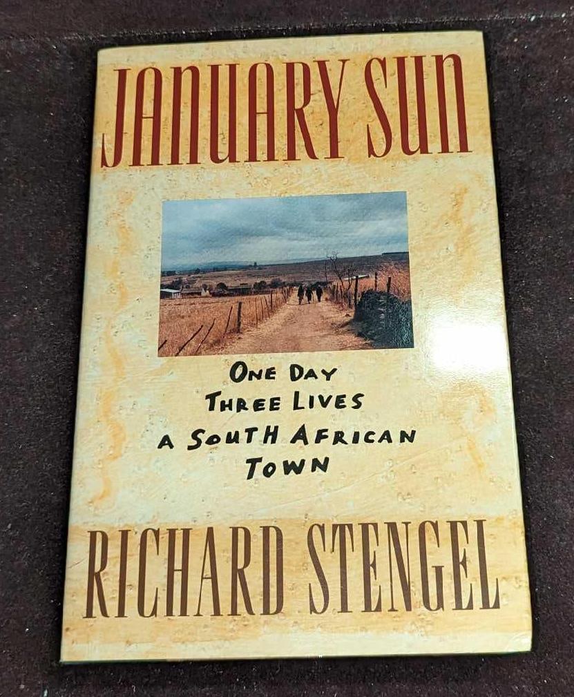 Richard Stengel Autographed January Sun Hardcover: Richard Stengel Autographed January Sun Hardcover. This was published by Simon And Schuster (New York) and was copyrighted in 1990. The hardcover is approx 6 1/4" x 1/2" x 9 1/2" and it weighs 1.02lb.