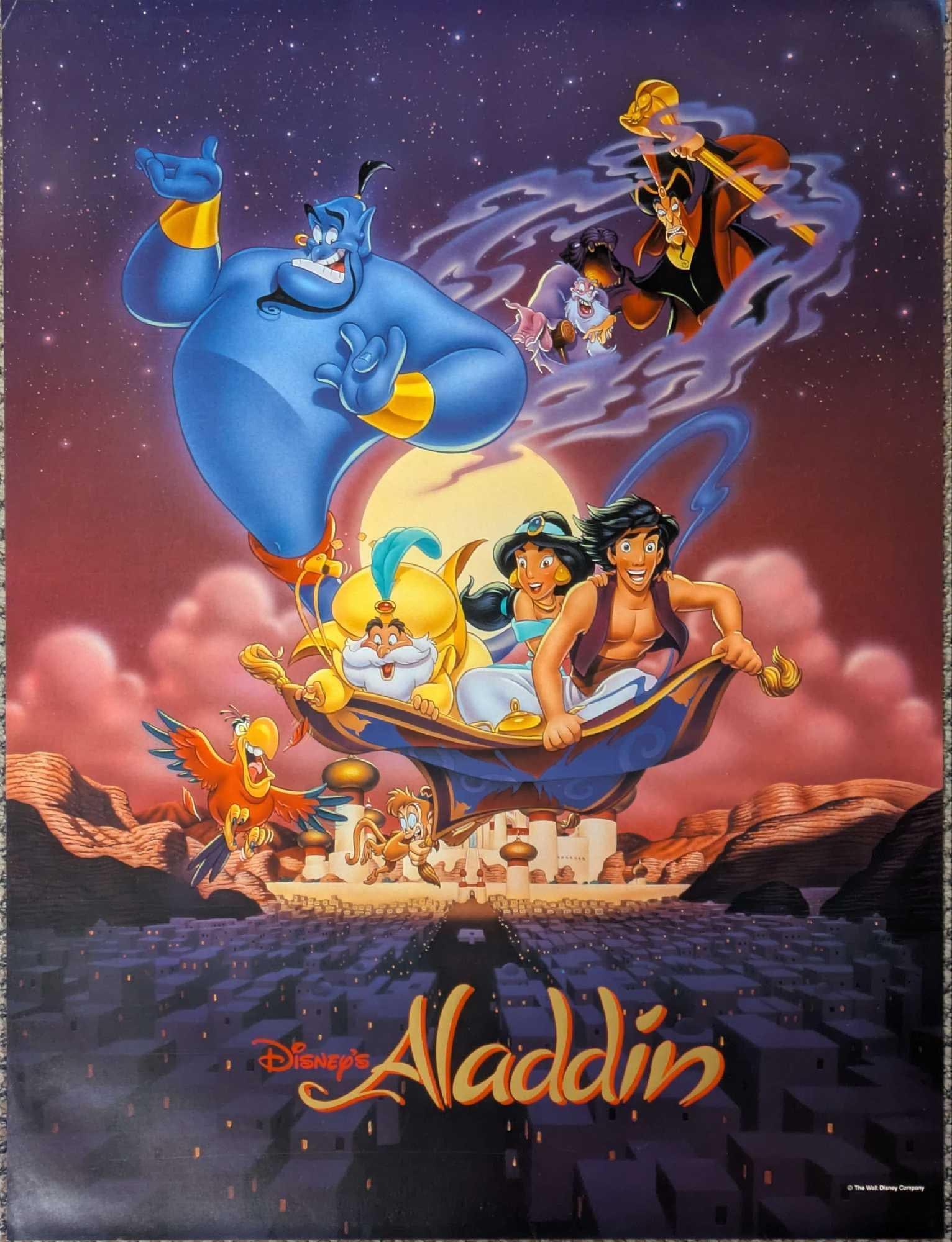 Disney Aladdin 1994 Movie Poster (1 of 3)