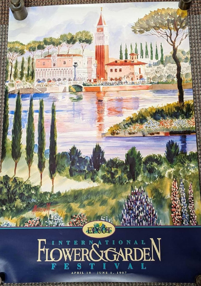 Disney Epcot Florida & Garden Show Poster 1997 (1 of 2)