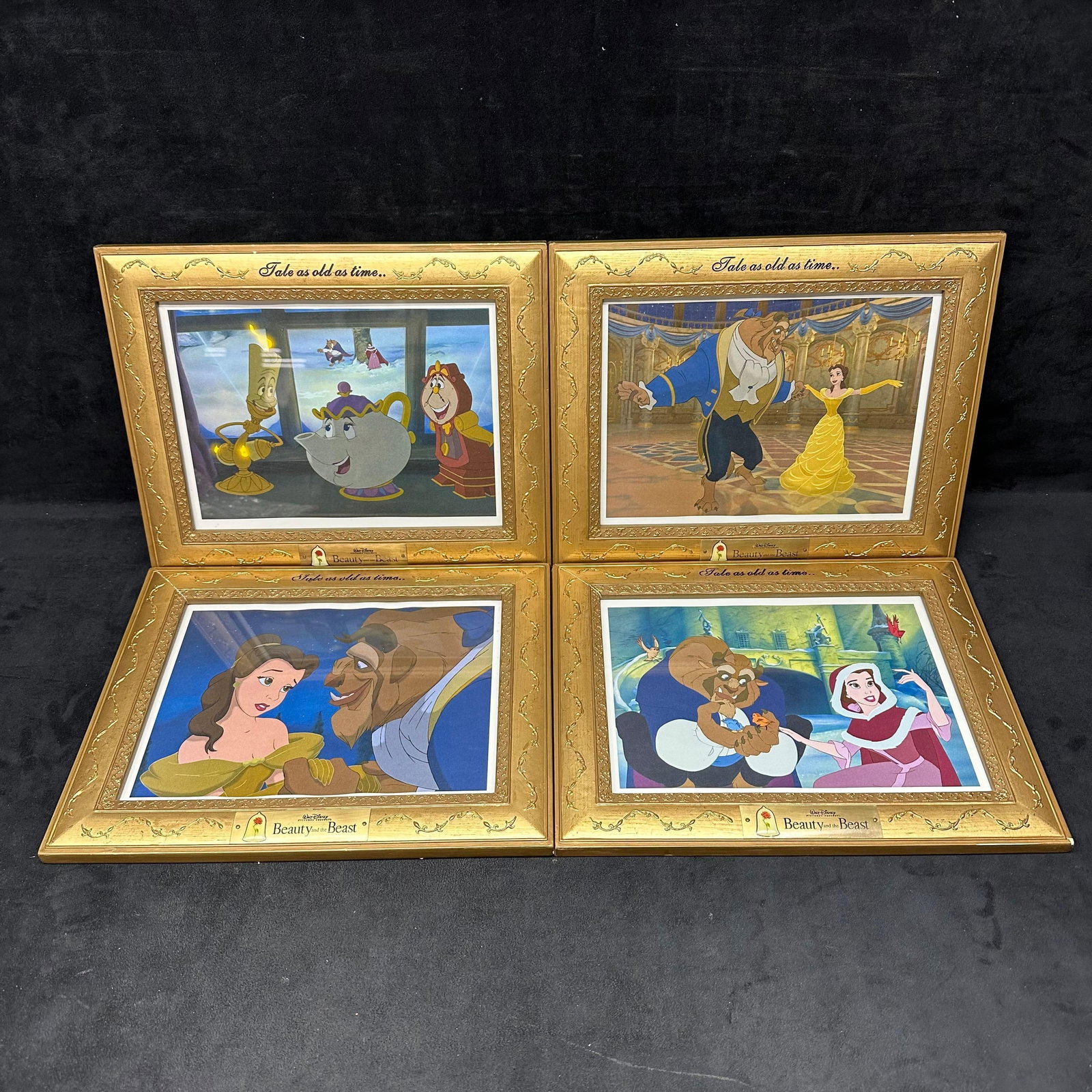 Beauty and The Beast Print Frames Tale as Old as Time Framed Set (1 of 10)
