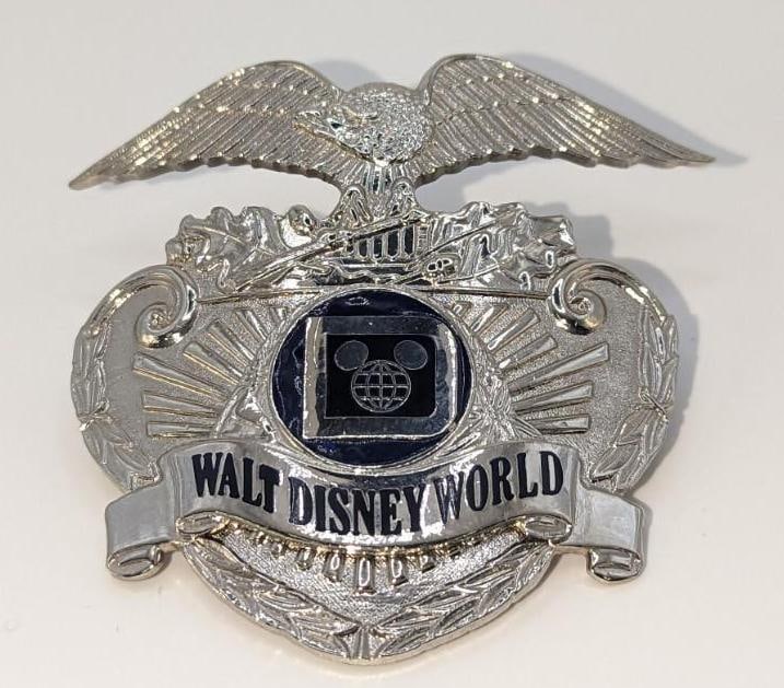 1980s Disney World Security Hat Metal Badge 1129 (1 of 4)