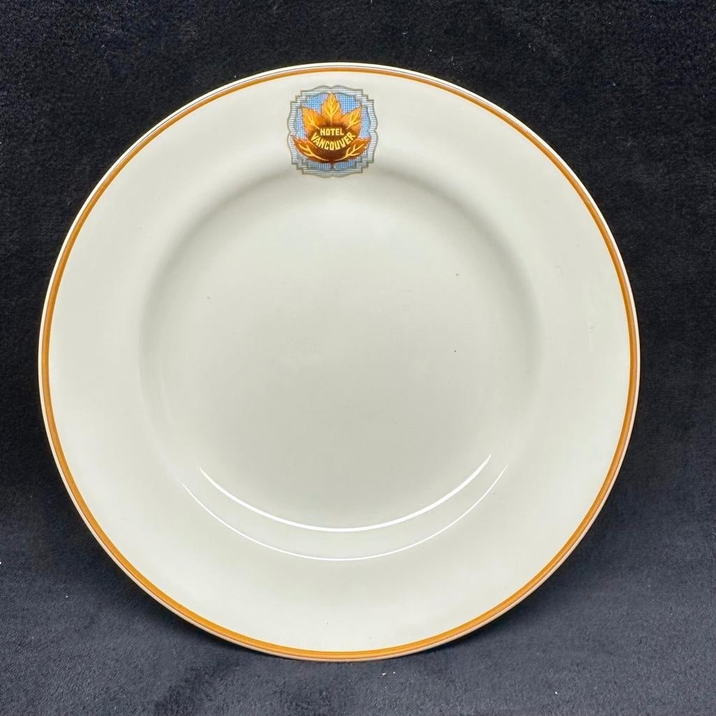 Vintage Railway Hotel Vancouver 6" Bread Plate (1 of 4)