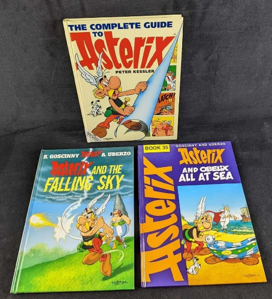 3 Hardcover The Adventures of Asterix Comic Books (1 of 8)