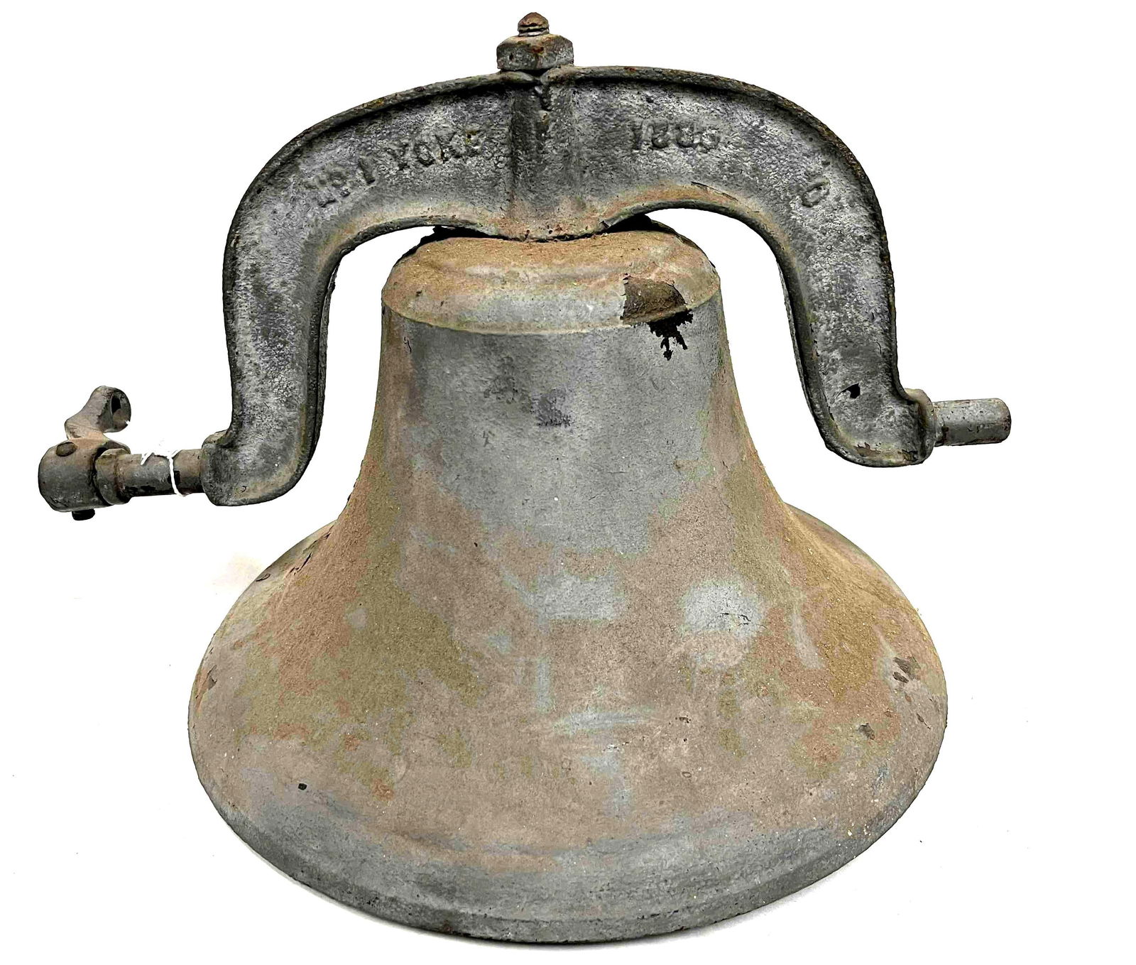Antique Cast Iron Bell G.S Bell & Co. Hillsboro 1886 (JB223) (1 of 14)