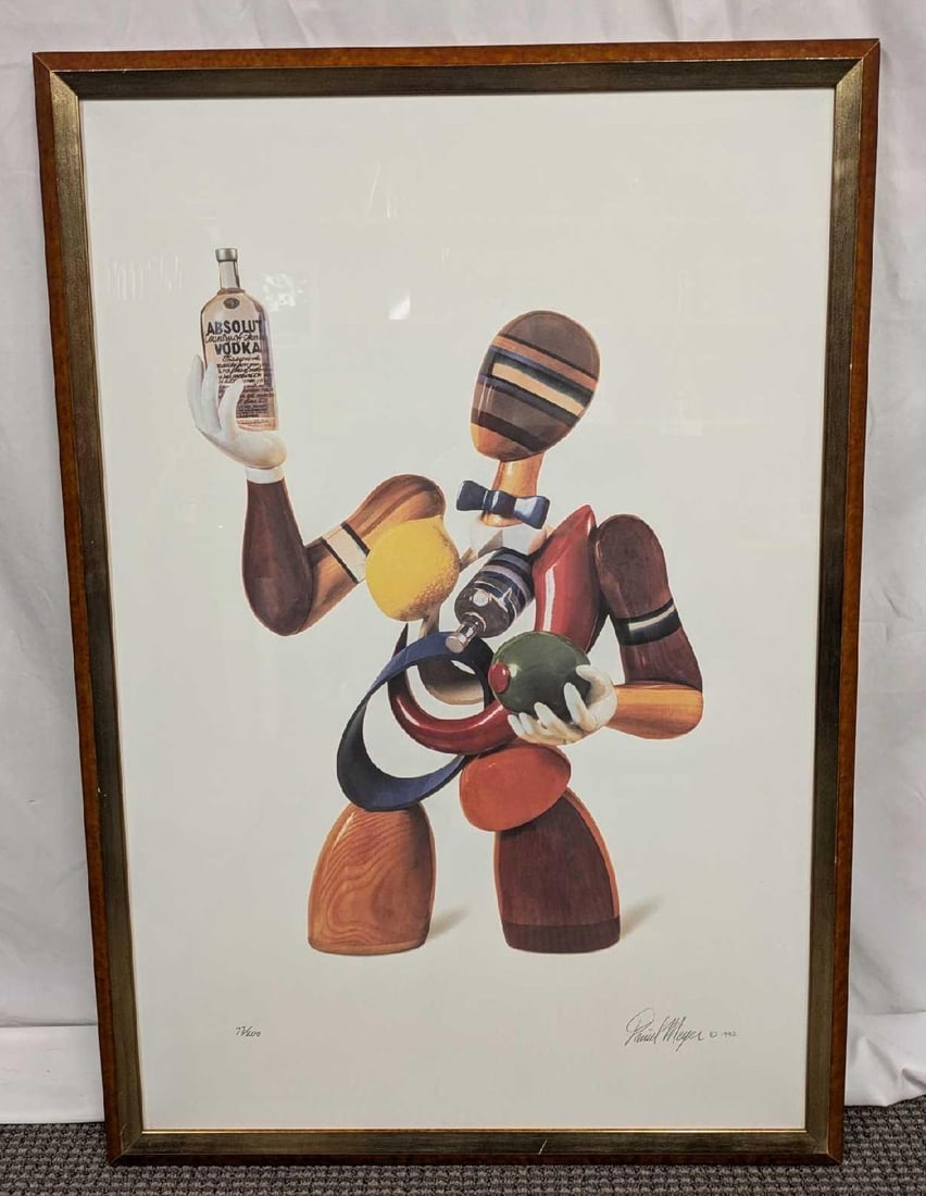 Framed S&N Absolut Vodka Daniel Meyer Print (1 of 6)