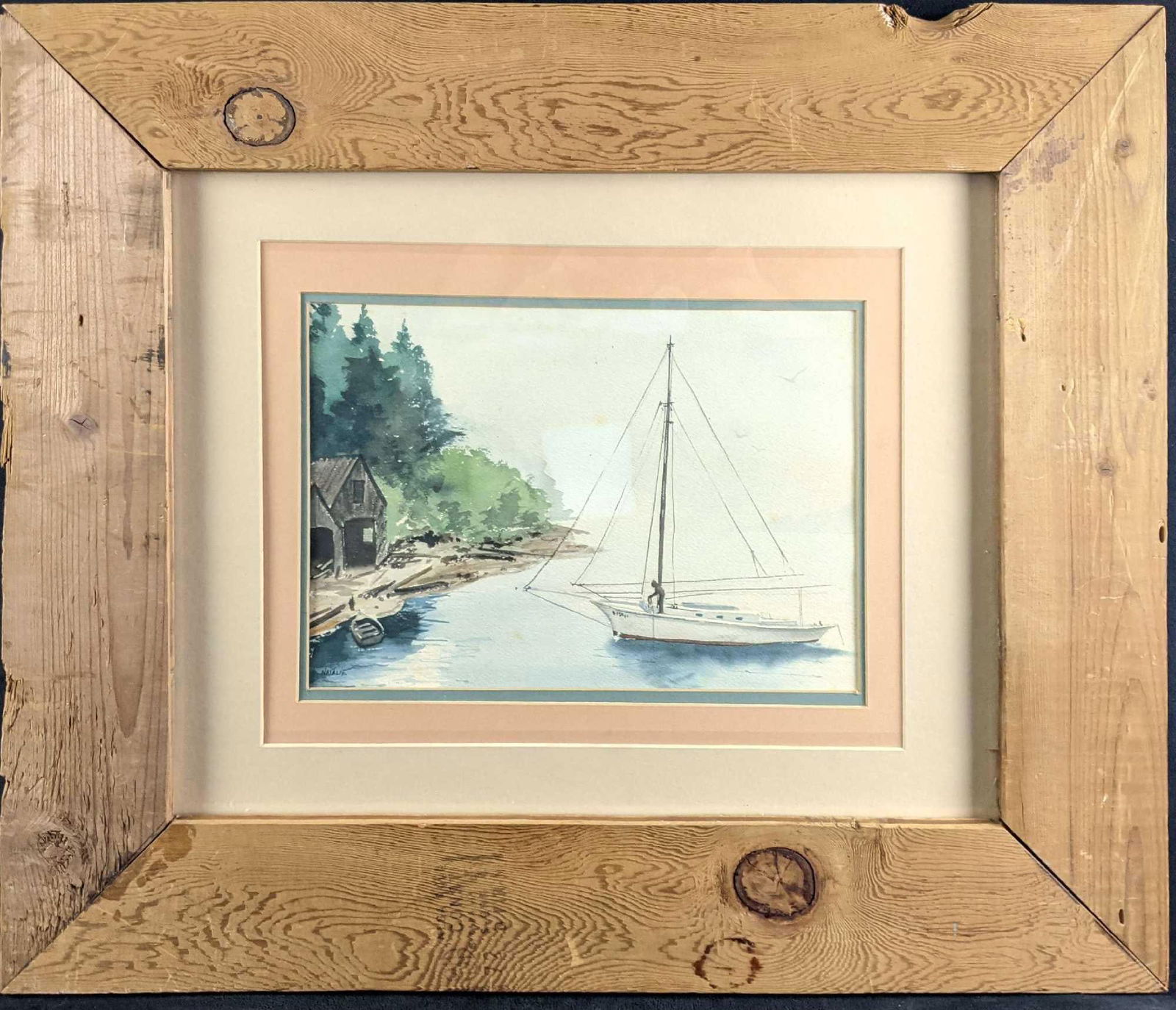 Framed Watercolor Original Painting by Natalie M (1 of 7)