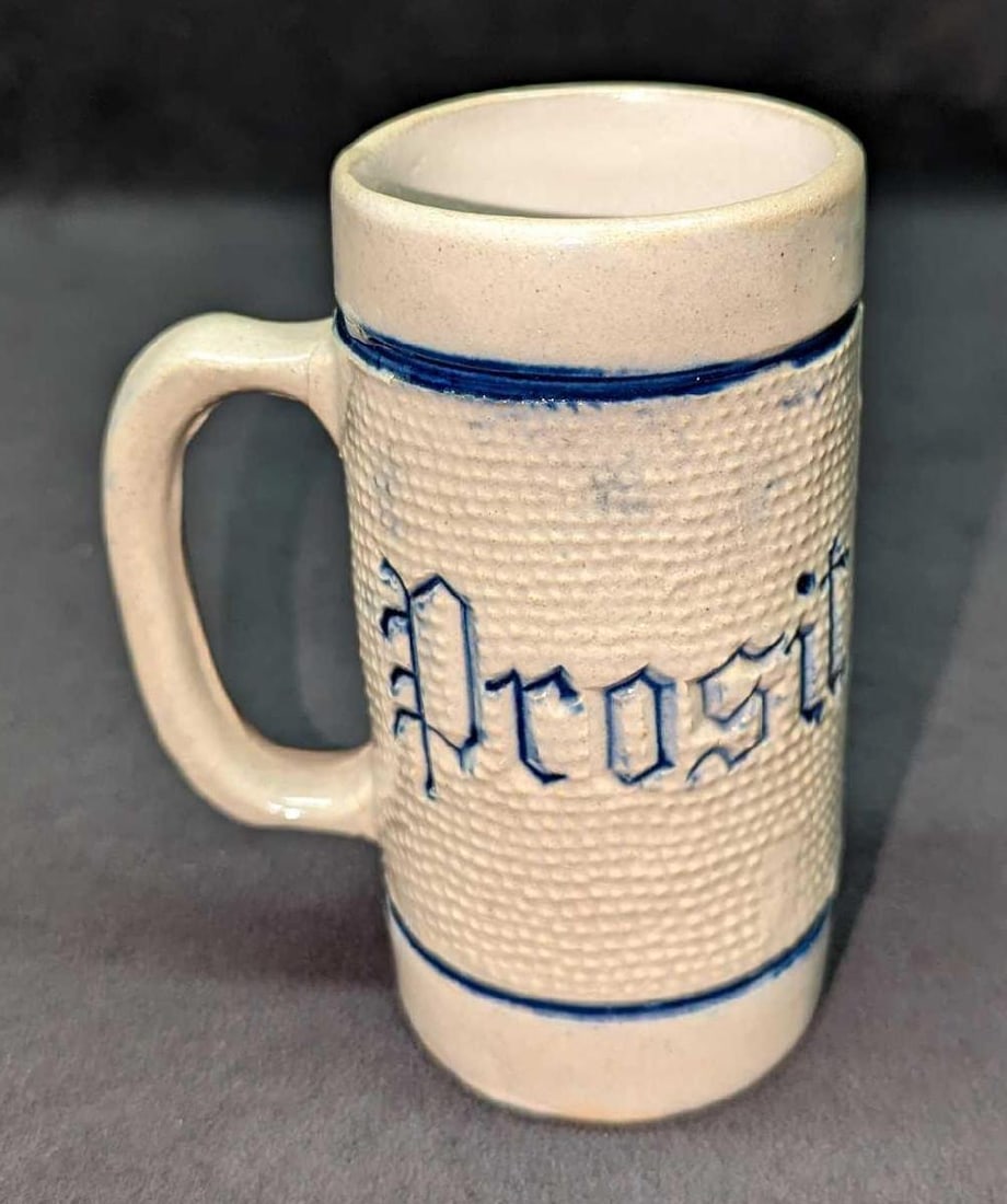 Vintage German Stoneware Prosit Mug (1 of 6)