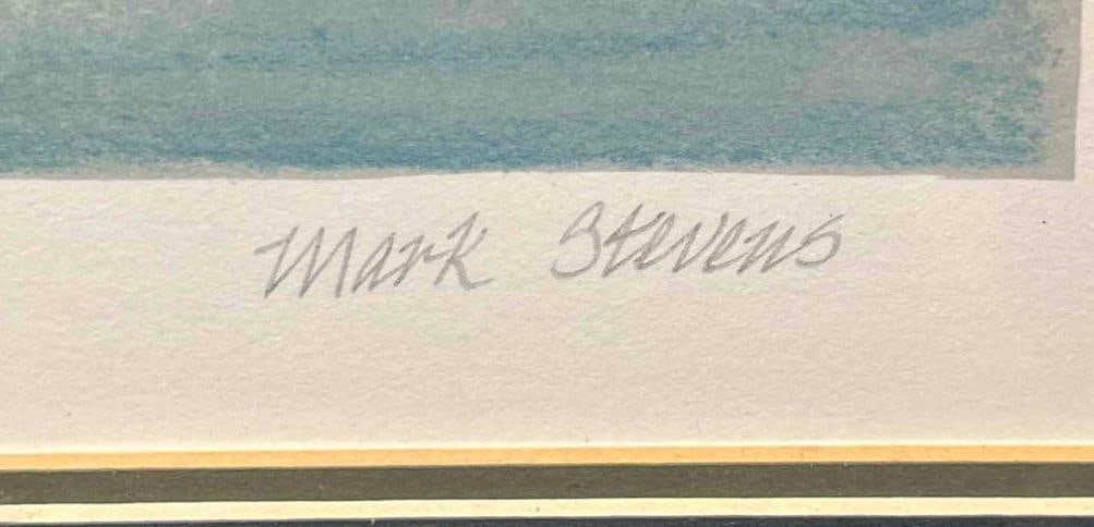 Signed & Numbered "Dockside" Lithograph By Mark Stevens - 6
