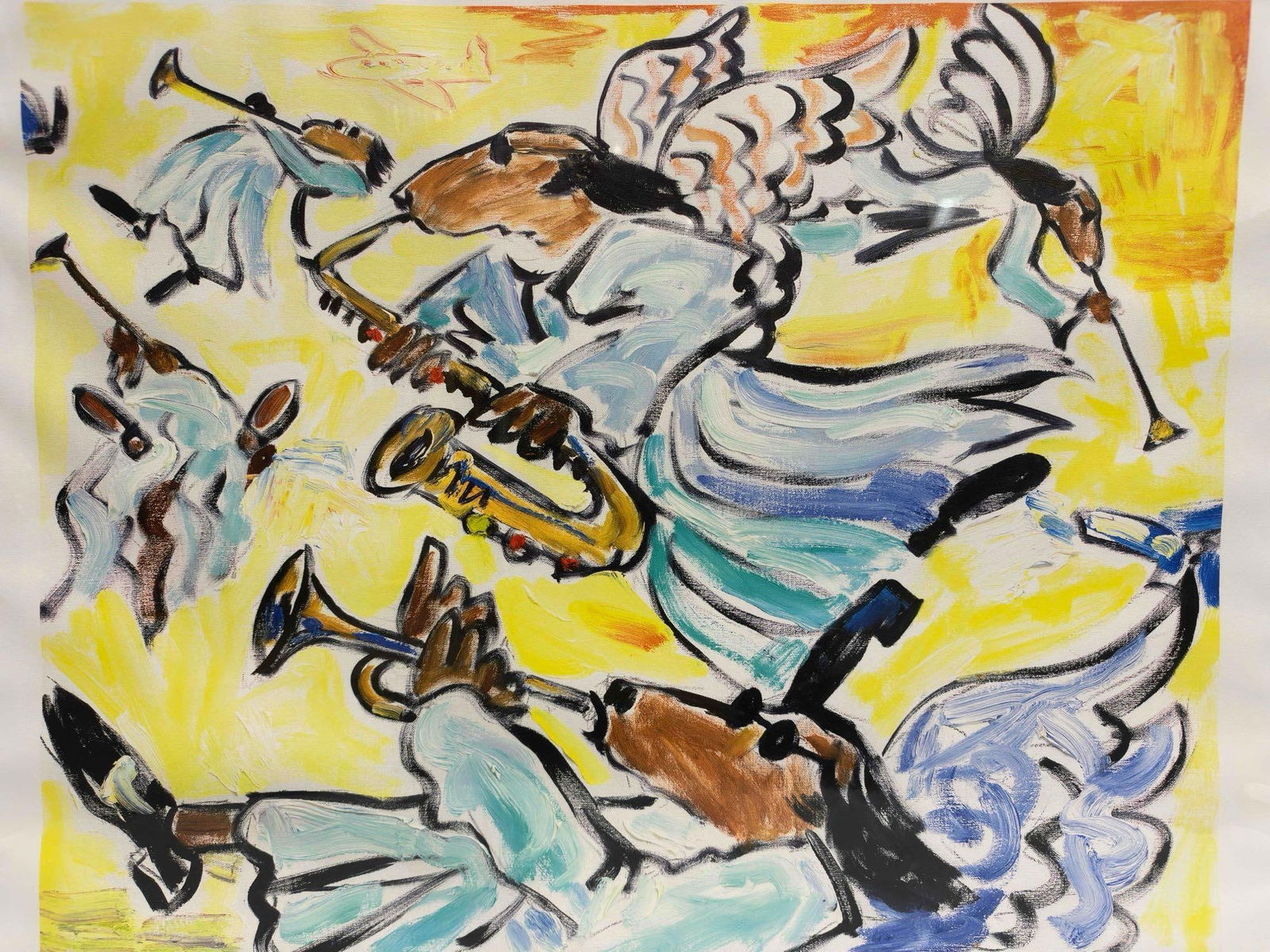 Hound Heaven Medium Giclee on Canvas Lonely Dog Ivan Clarke Sealed (1 of 6)