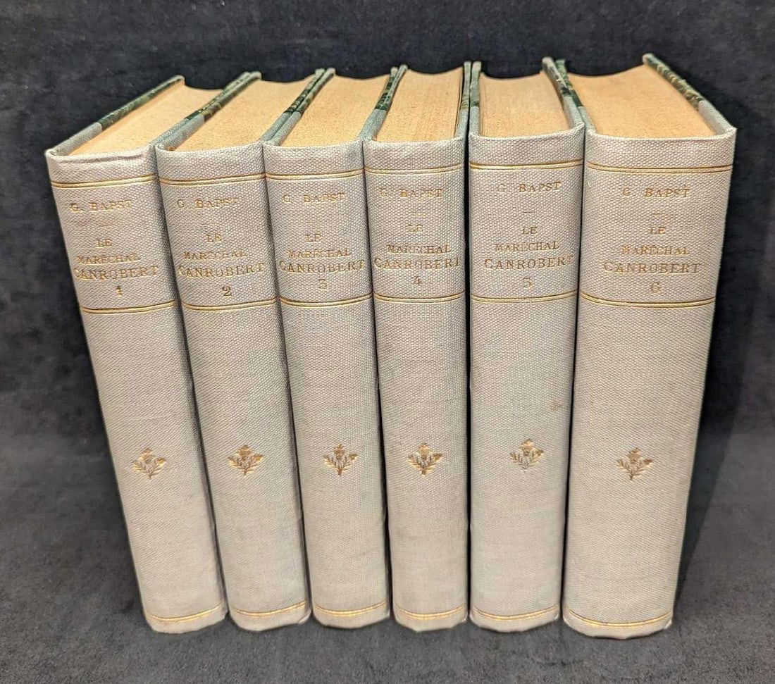 6 Volumes Marechal Canrobert Souvenirs D'un Siecle (1 of 14)