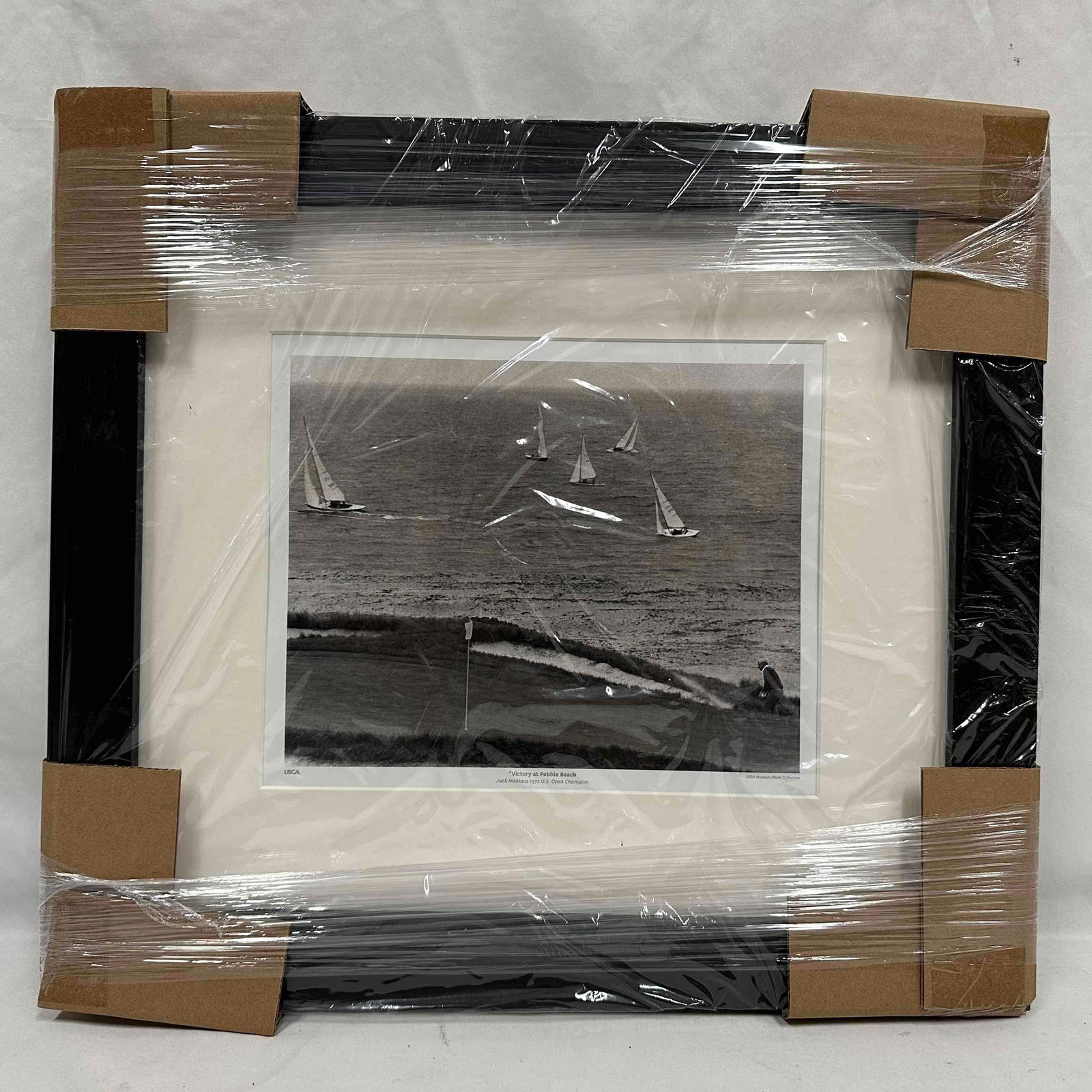 USGA Museum Victory at Pebble Beach Photograph Print Jack Nicklaus 1972 U.S. Open Champion Framed (1 of 9)