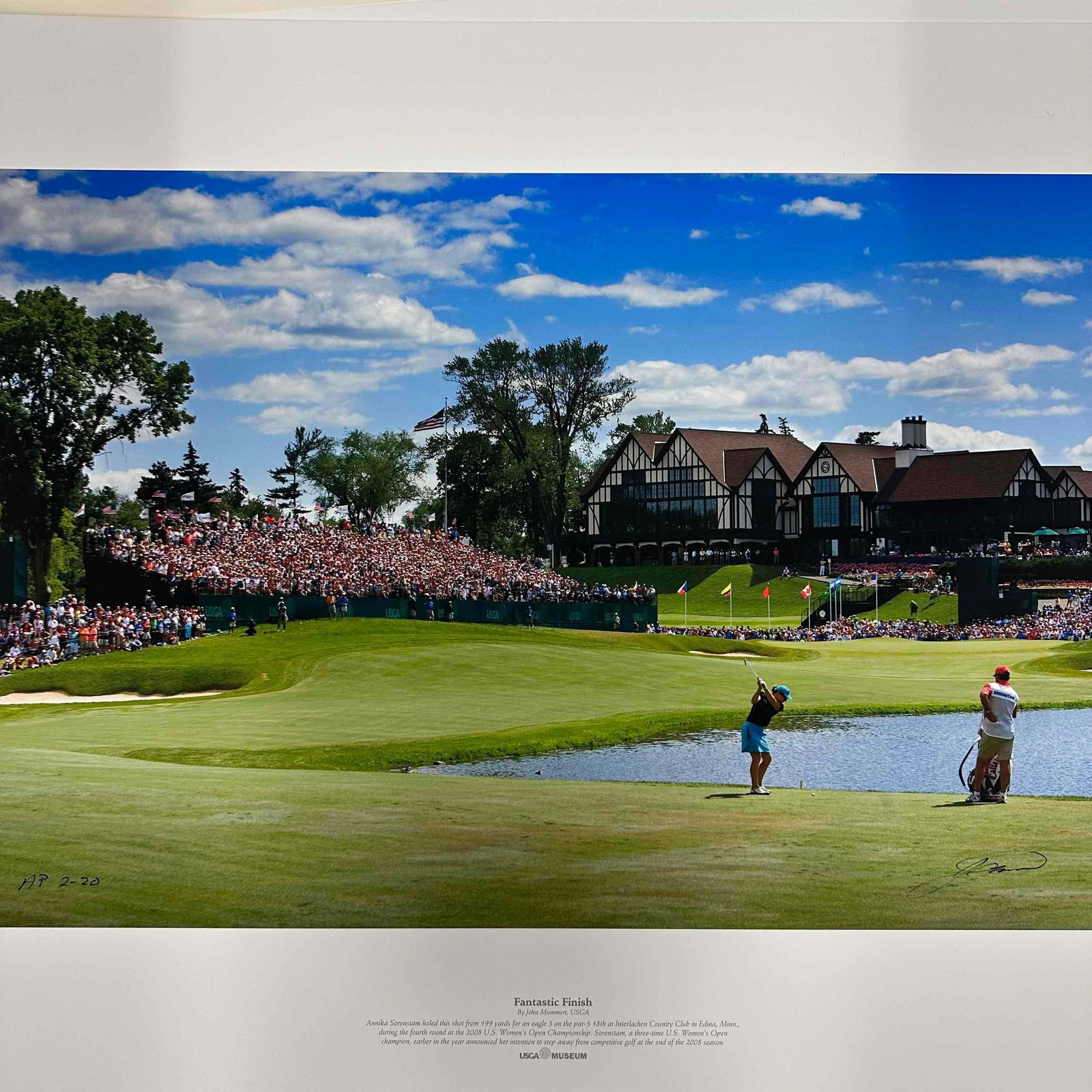 Annika Sorenstam Fantastic Finish USGA Artist Proof 2/20 U.S. Women’s Open Print John Mummert (1 of 10)