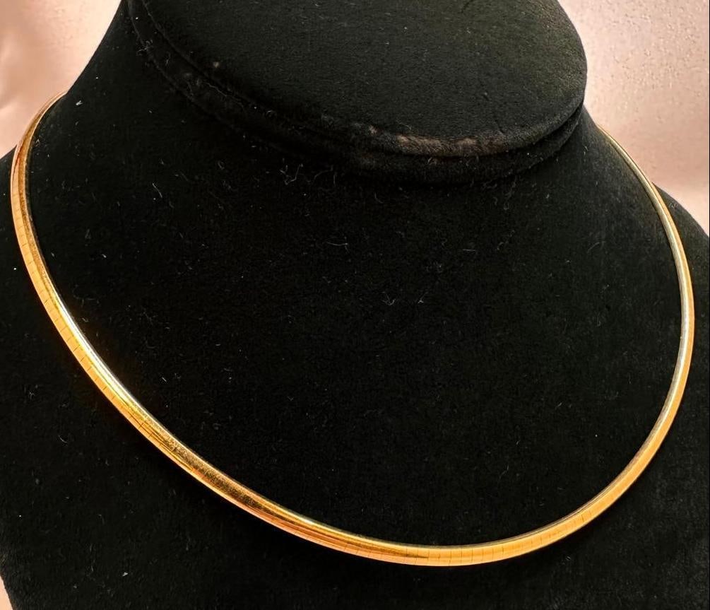 14k Snake Chain Necklace 16" (1 of 4)