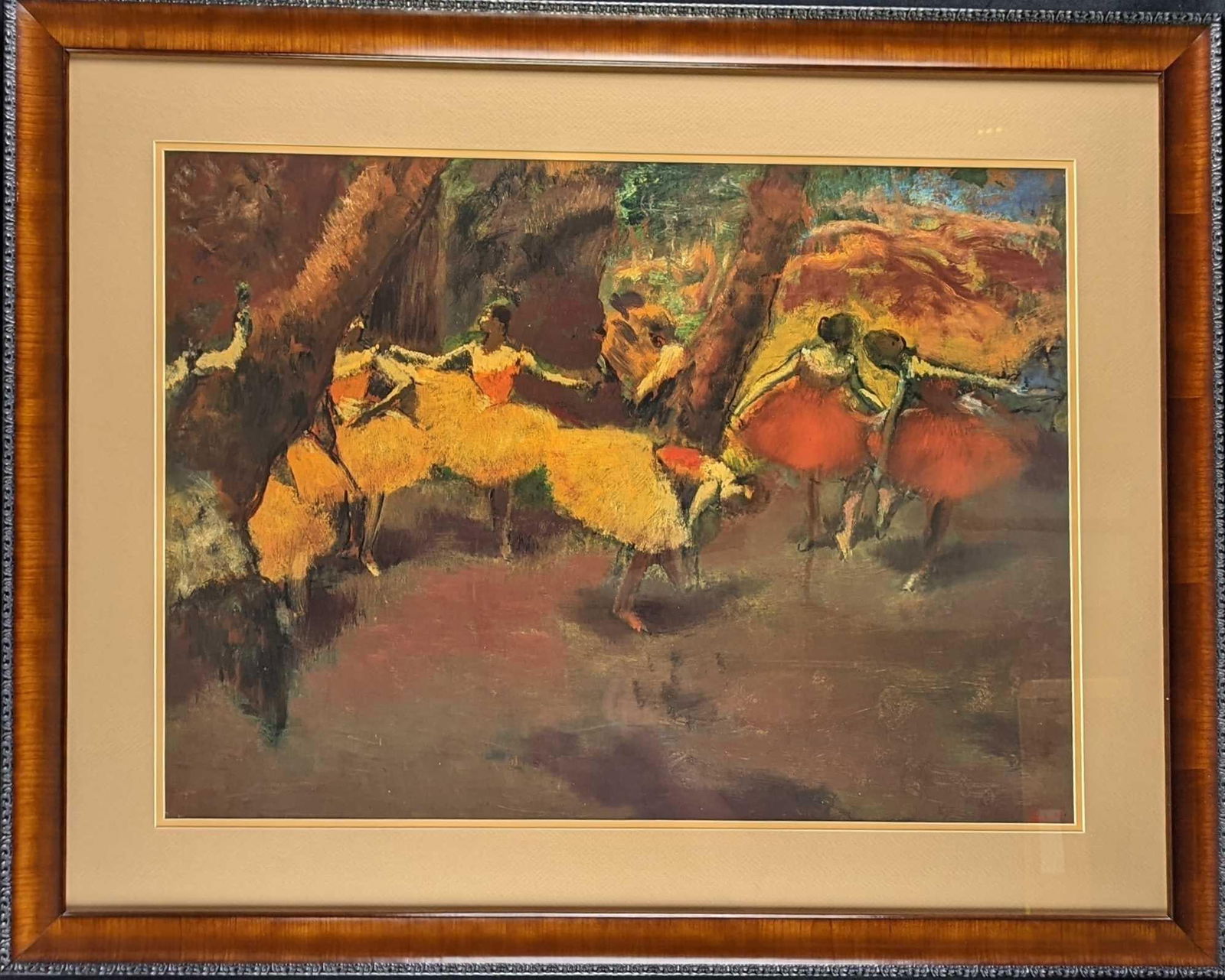 Framed Edgar Degas Before The Performance Print (1 of 5)