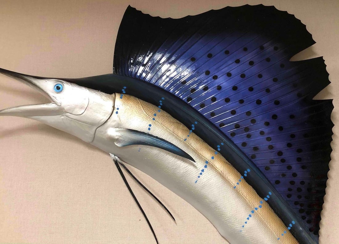 Sailfish Half Mount Wall Hanging - 3