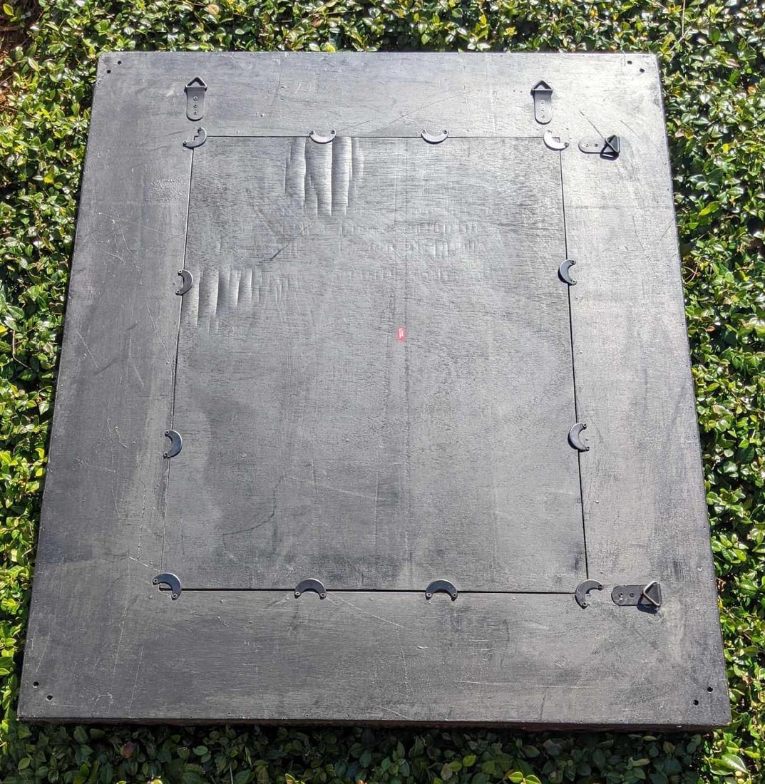 Decorative Mirror with Wicker Frame - 4