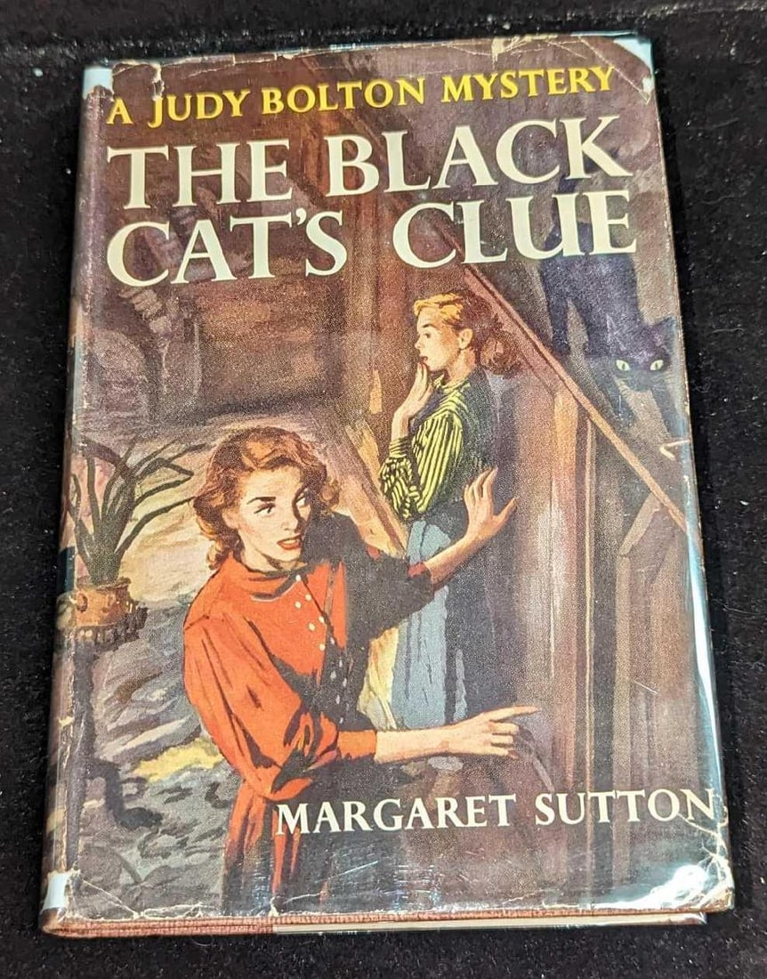 1st Ed Judy Bolton The Black Cat's Clue HC #23 (1 of 9)