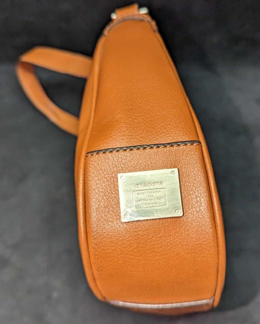 Liz Claiborne Brown Cognac Basic Essentials Purse - 4