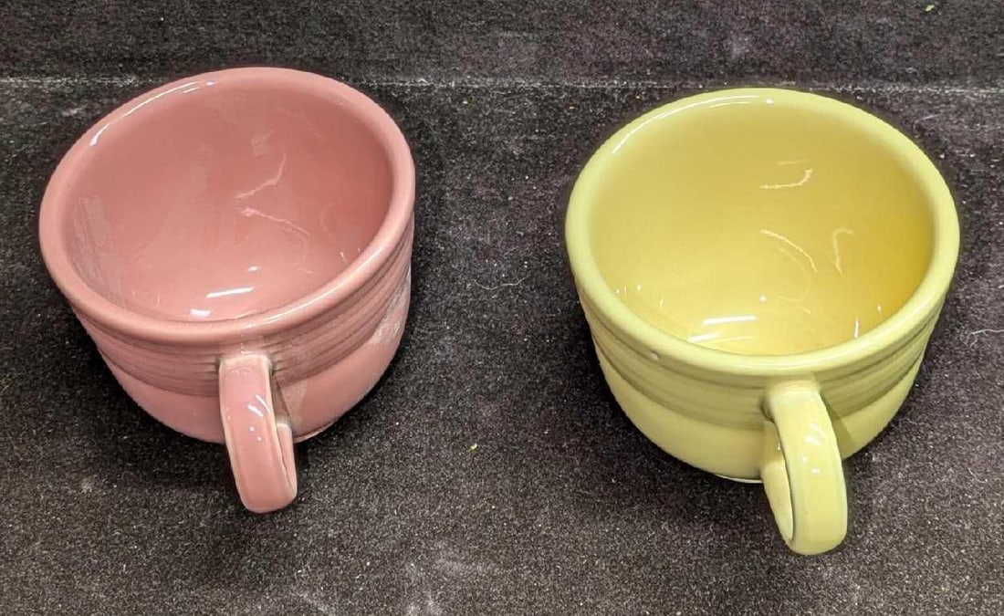 Four Fiestaware Flat Cups - 7